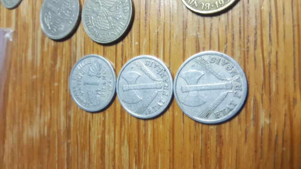 1944-Franc-1-Vichy-State-C-Lb