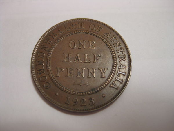 1923-Half-Penny
