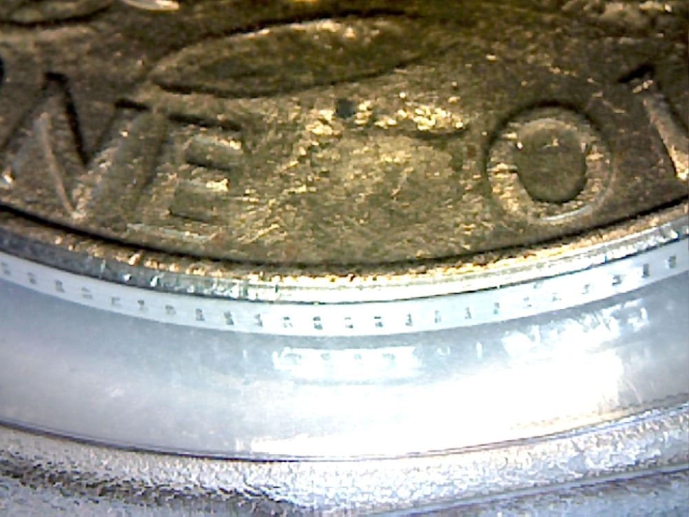 1971-Eisenhower-Dollar-ANACS-MS-64-Struck-Through-Debris