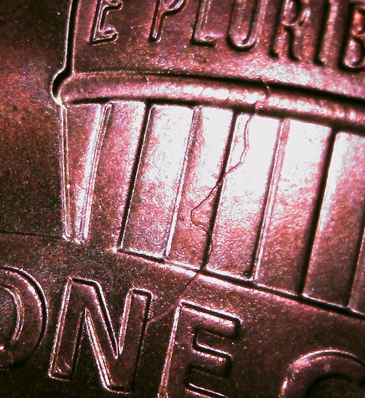 2021-P-Lincoln-Penny-Die-Crack-Or-Wire-Strike-Through?