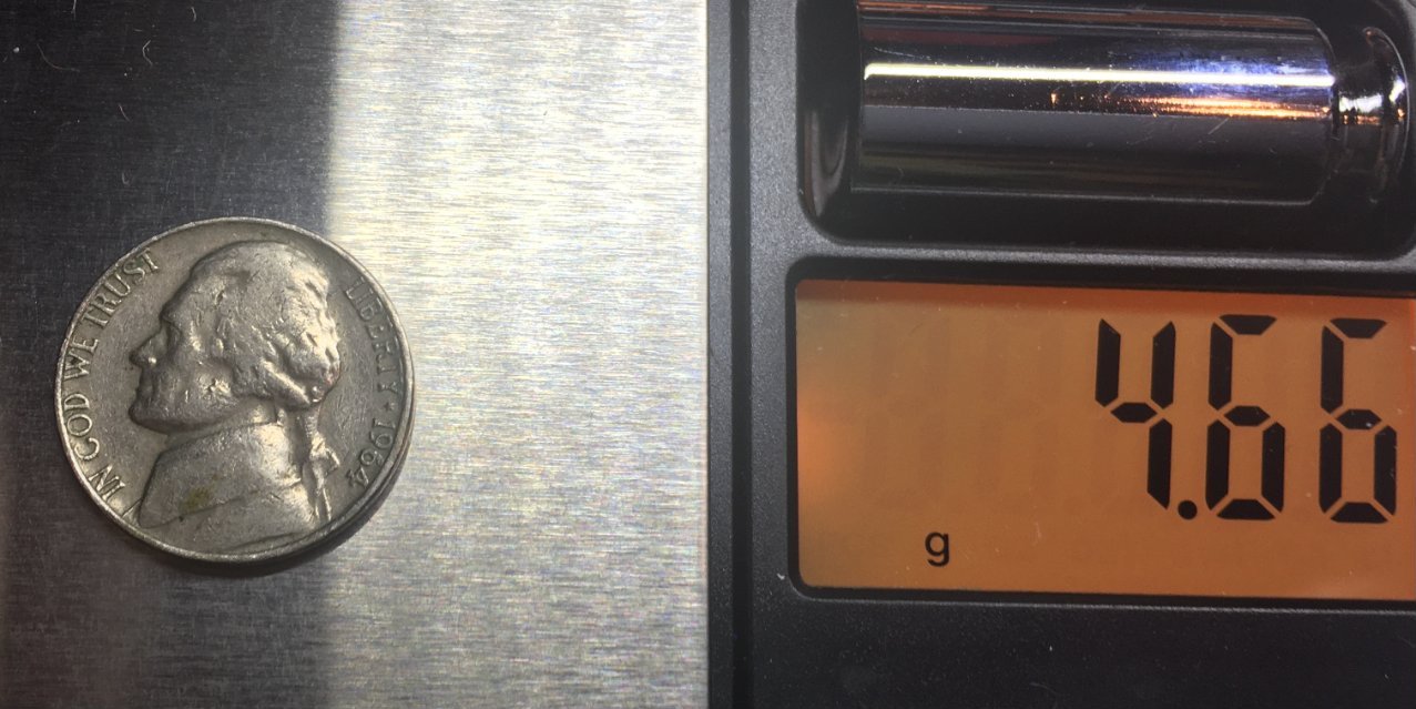 1964-D-Nickel---4.66-Grams