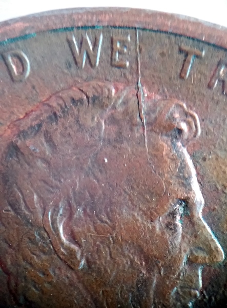 1991-LMC-Die-Or-Chip-Crack-On-Top-Of-Lincolns-Head-?