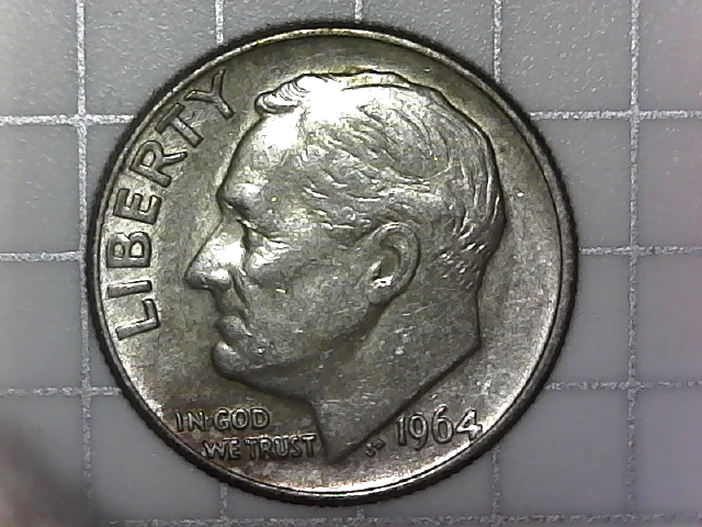 1964-D--Dime--Machine-Damage-Or-D/D