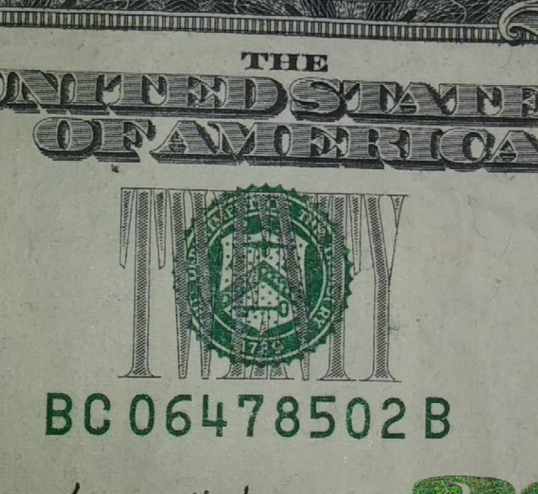 1999-$20-Green-Missalinged