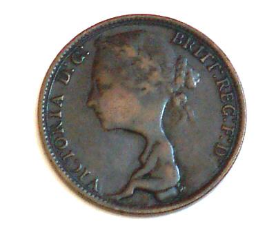 Mocking-Coin-From-Queen-Victoria,-1887