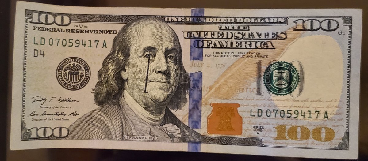 2009-A-Series-$100.00-Dollar-Bill-US-Federal-Reserve-Note