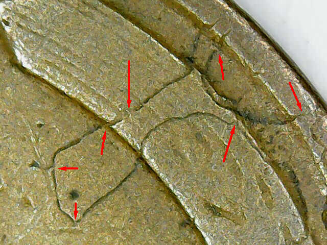 1957-D-Wheat-Cent-With-Nice-Huge-Retained-Interior-Die-Break-On-Head!