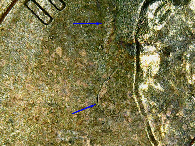 1975-D-LMC,-Multiple-Obverse-Delaminations.