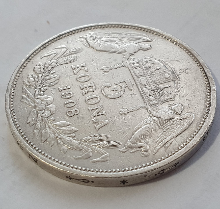 5--Korona-1908-Silver-Coin