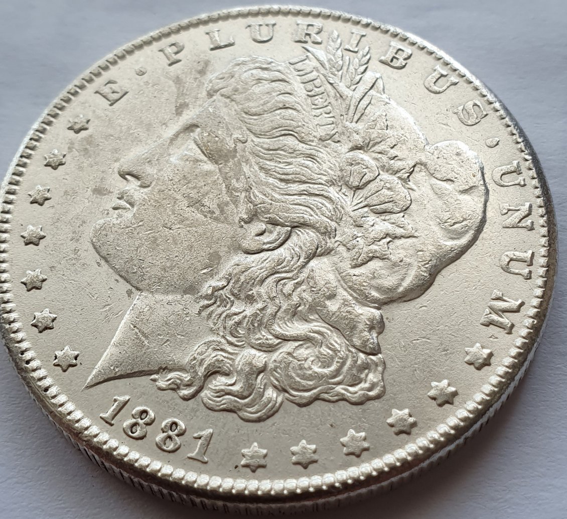Morgan-Dollar-1881-O-With-Stains-Of-Some-Kind.