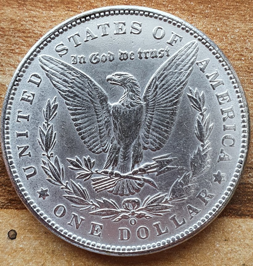 Morgan-Dollar-1881-O-With-Stains-Of-Some-Kind.