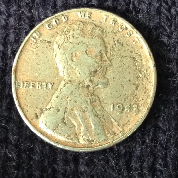 1943-Steel-Cent--Lamination-Error?