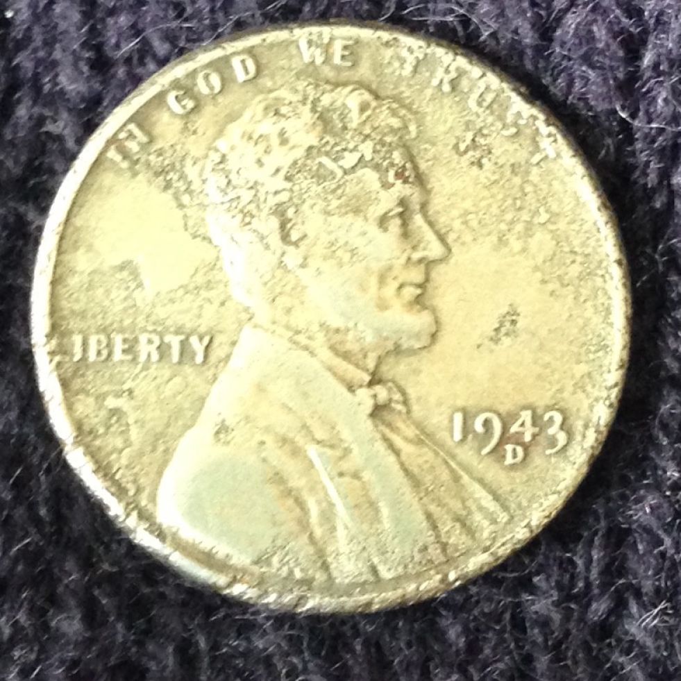 1943-Steel-Cent--Lamination-Error?
