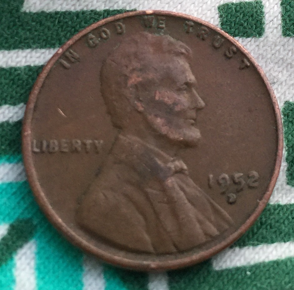 1952-D-Lincoln-Wheat-Cent-Lamination-?