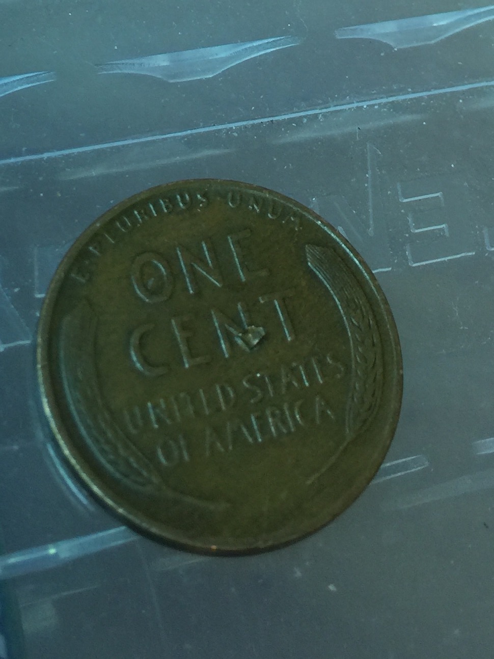 1940-S-Lincoln-Cent--Wood-Grain--And-Also-Lamination-!