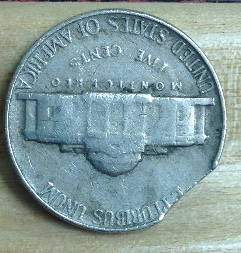 1953-Jefferson-Clipped-Planchet-Error