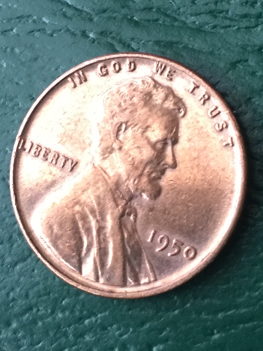 1950-P-Wheat-Cent-Spiked-Head-Error-?