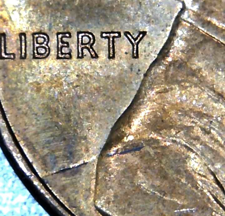 1983-Lincoln-Memorial-Cent---Plating-Issue?-Die-Split?