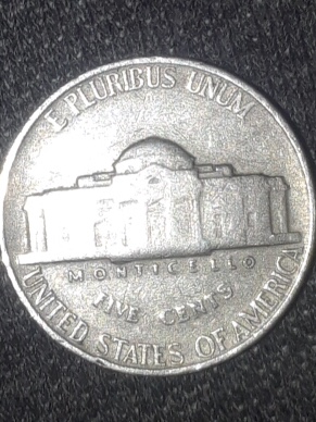 1939-Nickel-Hole-On-Face--1954-Nickel-No-Mint-Mark