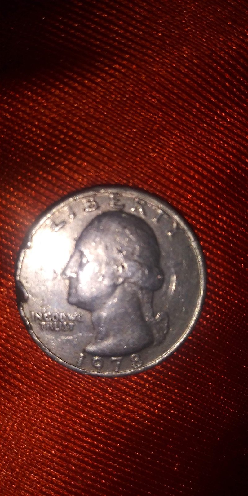 1978-Washington-Quarter-Die-Error-Misprint-Collar/Rim?