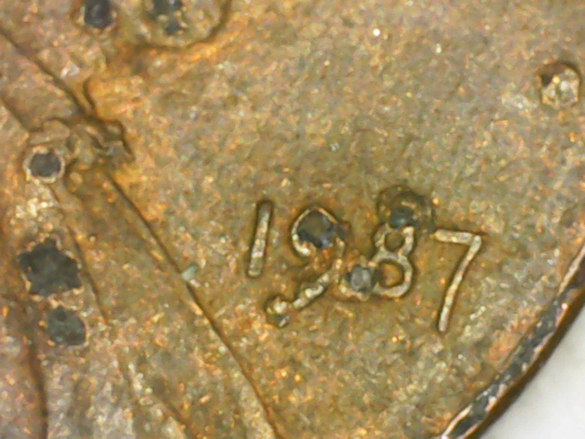 1987-Penny-Environmental-Or-Mint-Damage?