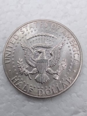 1964-P-Kennedy-Half-Dollar---Unusual-Different-Surfaces