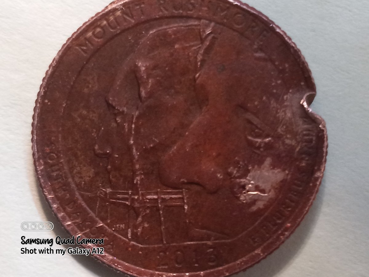 2013-South-Dakota-State-Quarter.-Mint-Damage?-Missing-Clad?