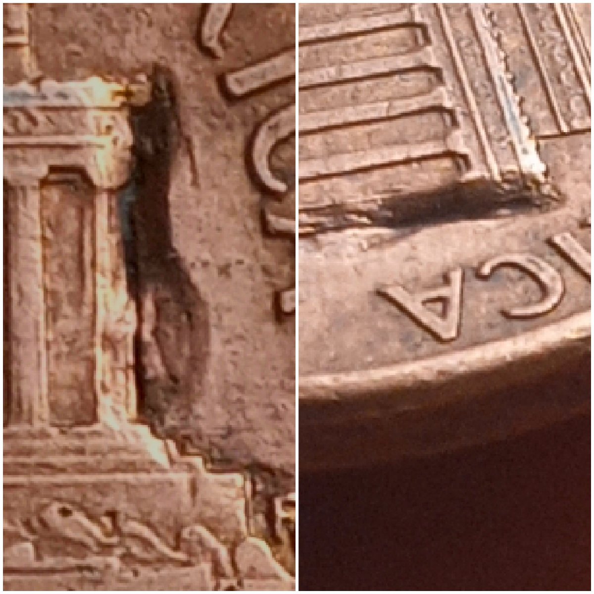 1991-P-Lincoln-Cent-Mint-Error-On-Reverse-Or-Amd