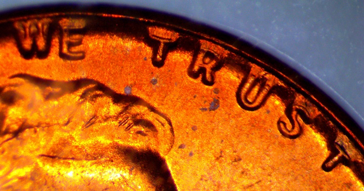 1955-Cent-In-Case-MS-67-Red