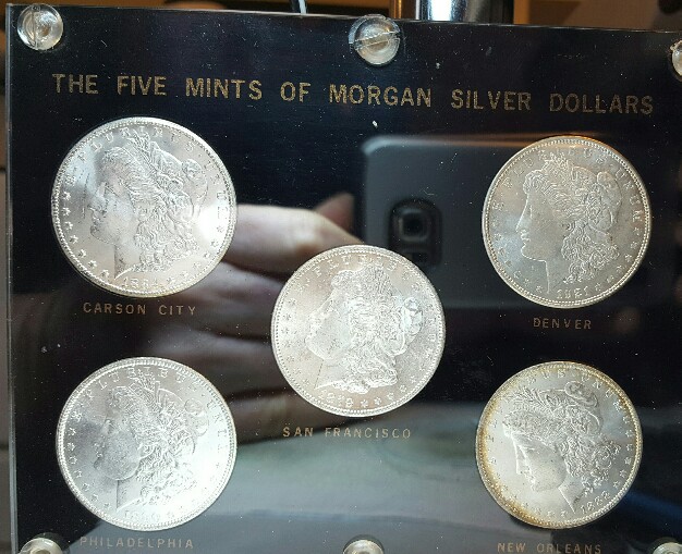 5-Mints-Of-Morgan-Silver-Dollars-Set