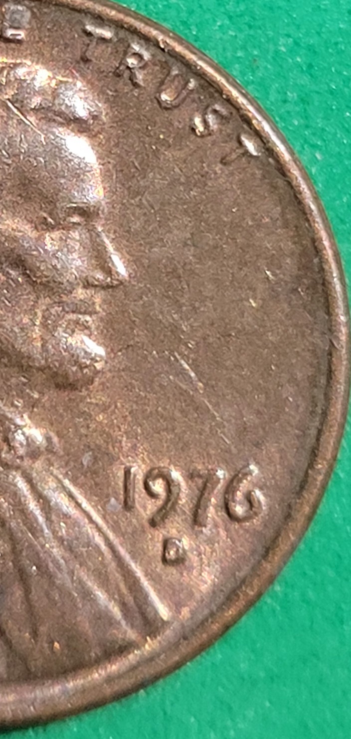 1976-Lincoln-Cent-D/S-?