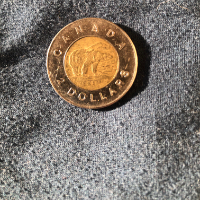 Toonie-W/Polar-Bear-On-Both-Sides,-No-Year-Stamped