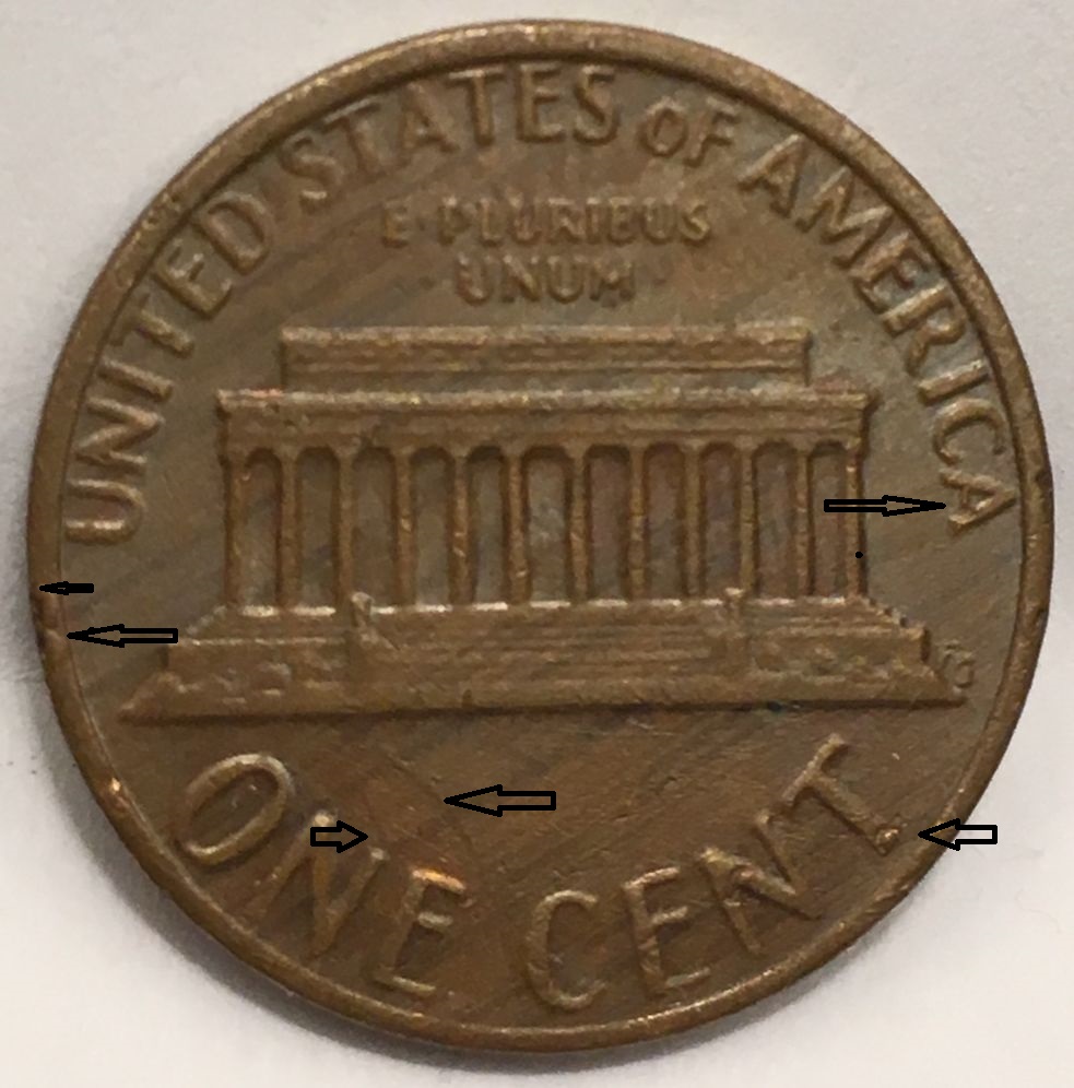 Woody-Lincoln?-Missing-Part-Of-Obverse-N-And-Reverse-A-..-Multiple-Rim-Cud?