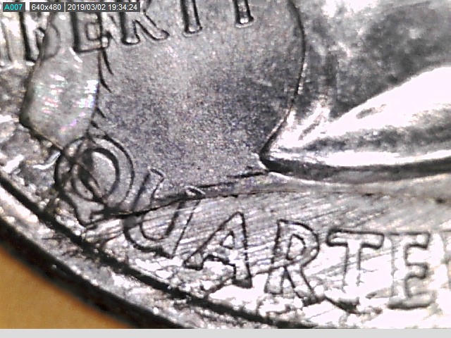 2007-Washington-Quarter,-Damaged-Or-Strike-Thru?
