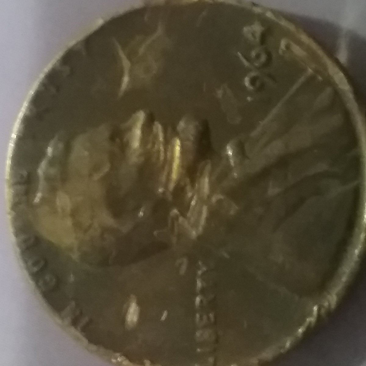 1964-Penny-With-Damage