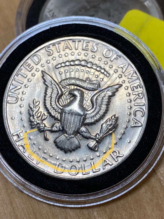 1971-D-Kennedy-Clad-Half-Dollar-Error?