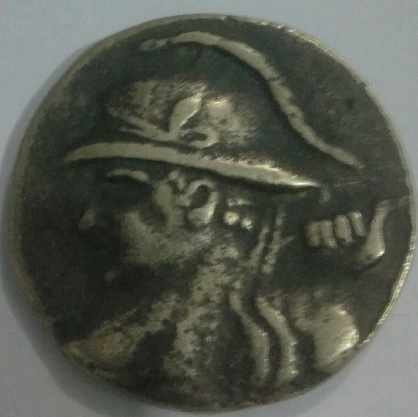 Ancient-Coin-From-Roman-Empire,-I-Don't-Know-The-Exact-Date.