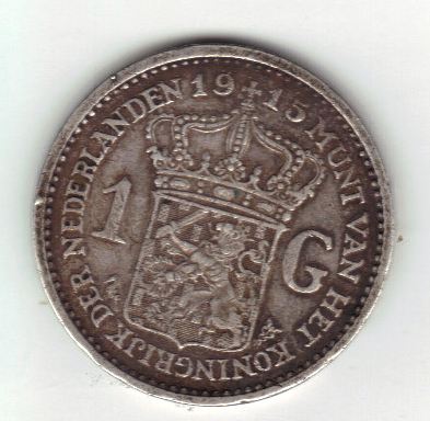 Netherlands-1915-Guilder