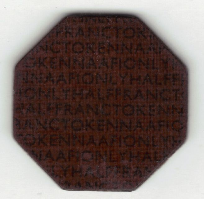 1/2-Franc-Naafi-Token