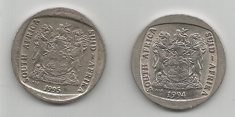 South-Africa-5-Rand-1994/1995---Greasy-Die-Or-Error-?
