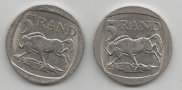 South-Africa-5-Rand-1994/1995---Greasy-Die-Or-Error-?
