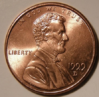 1999-Lincoln-Cent---Crack-Or-Linear-Gas-Bubble?