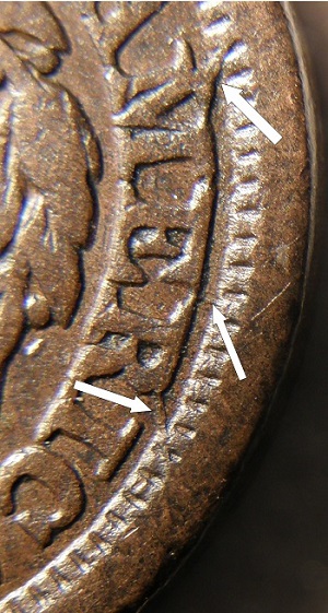 Interesting-1848-N-6e-Large-Cent