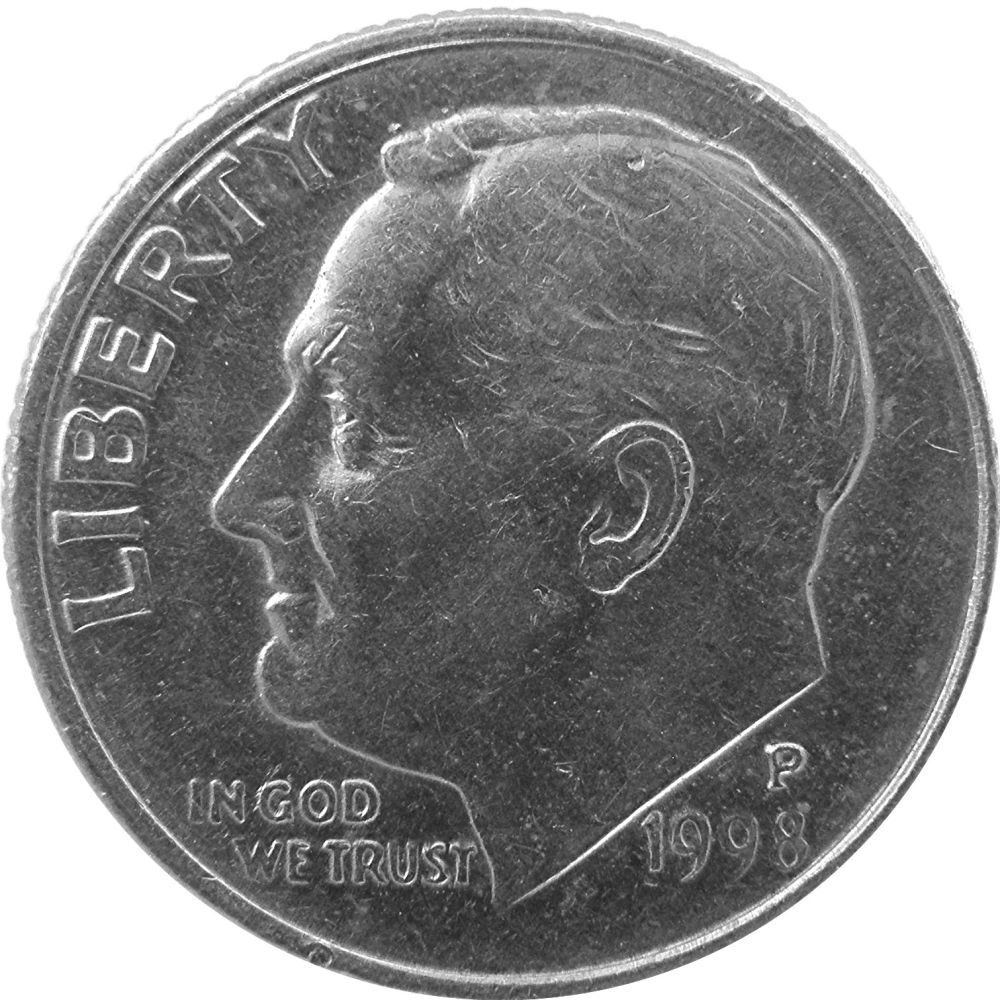 1998-P-Dime-Retained-Cud
