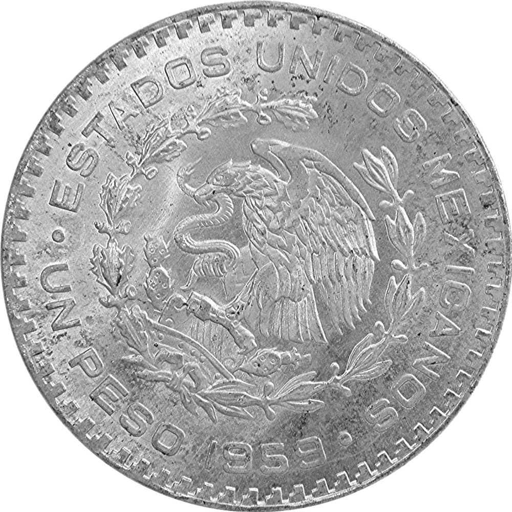 1959-Un-Peso;-40�-CCw;-350�-Crack;-&-Doubled