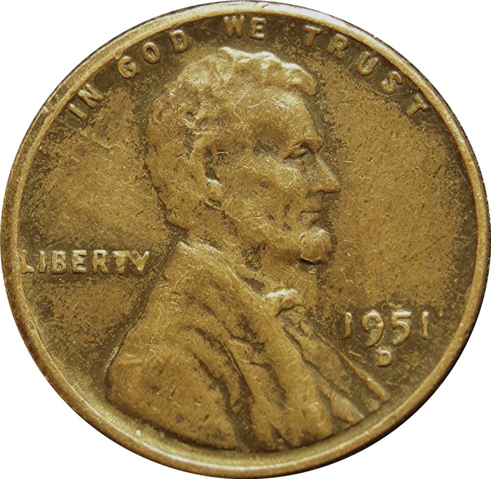 1951-D-LWC-Rim-To-Rim-Delam-&-?-On-Rev