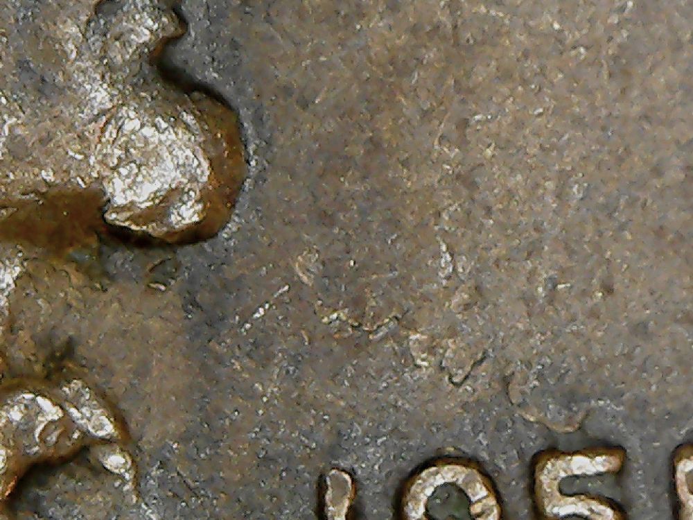 1951-D-LWC-Rim-To-Rim-Delam-&-?-On-Rev