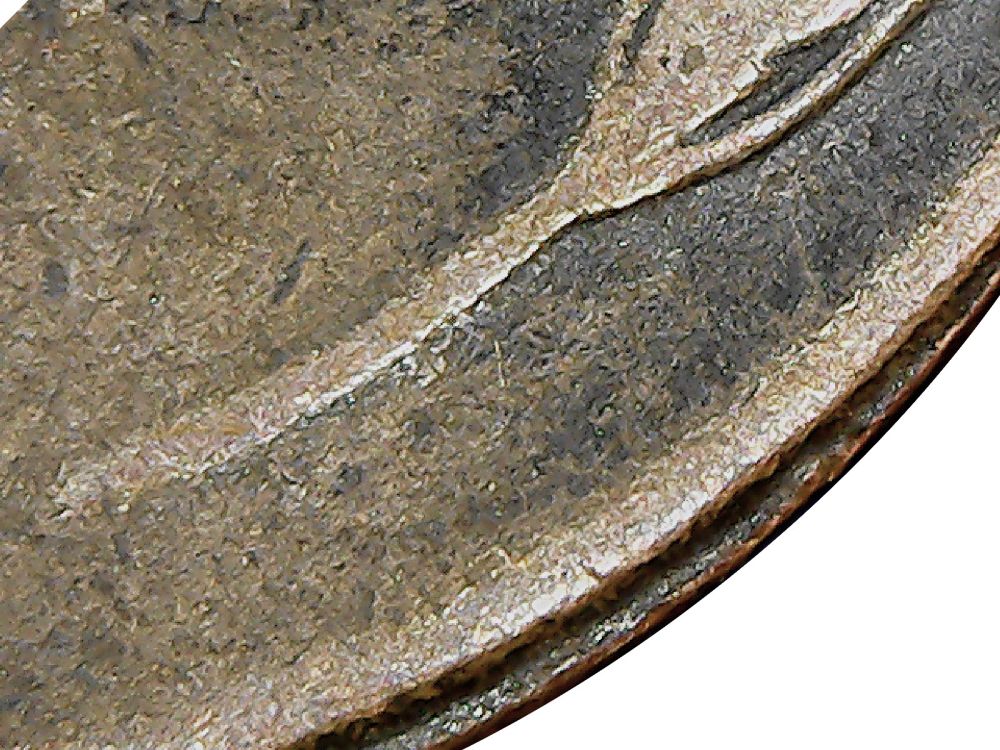 1951-D-LWC-Rim-To-Rim-Delam-&-?-On-Rev