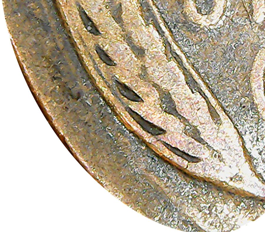 1951-D-LWC-Rim-To-Rim-Delam-&-?-On-Rev