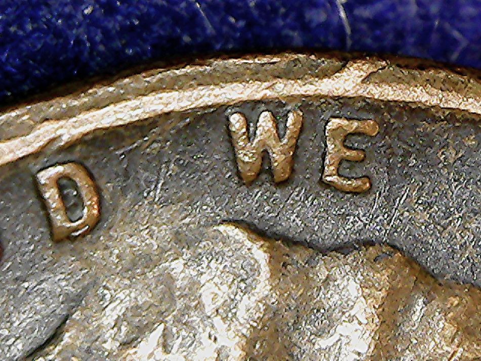1951-D-LWC-Rim-To-Rim-Delam-&-?-On-Rev
